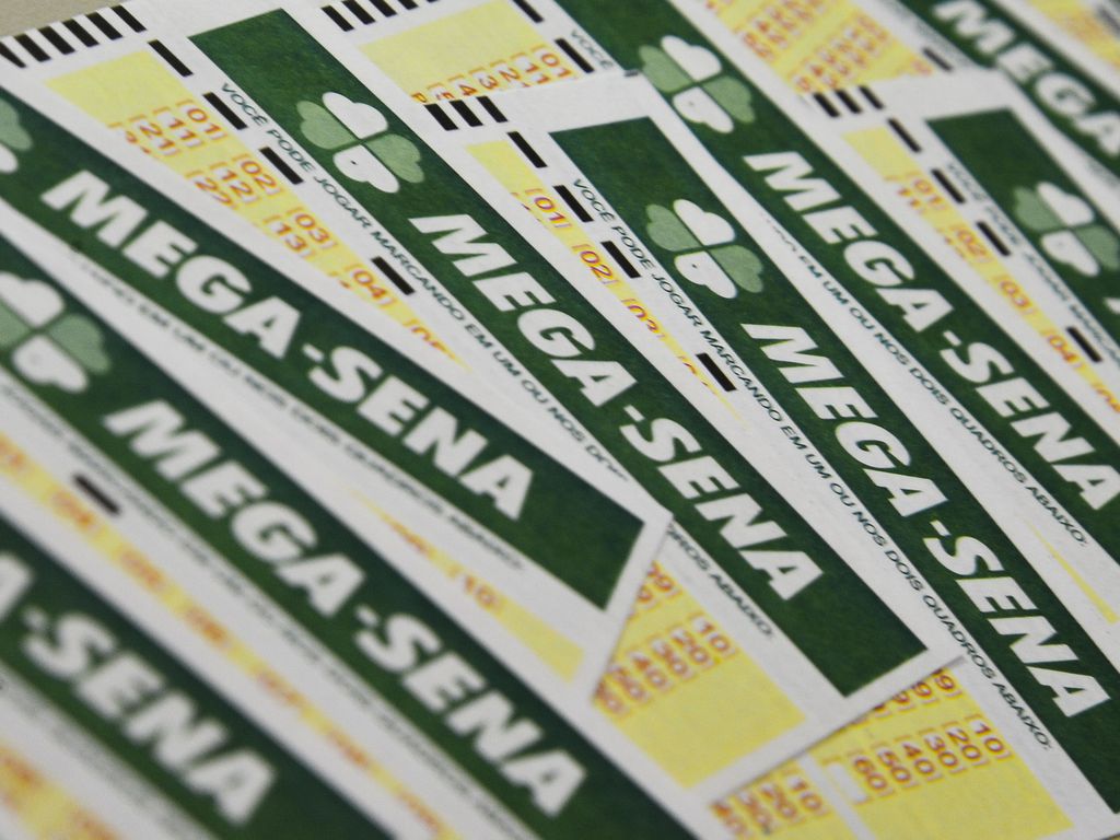 Bilhetes de aposta da Mega-Sena