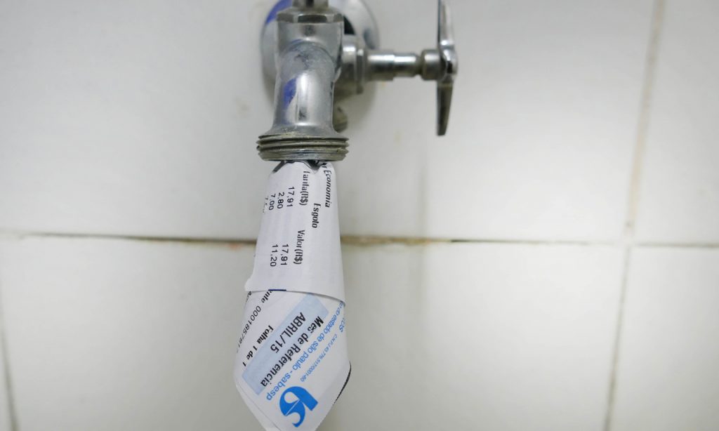 conta de água da Sabesp
