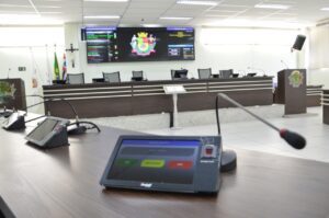 Painel eletrônico da Câmara de Itaquaquecetuba