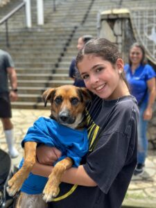 Cachorro resgatado