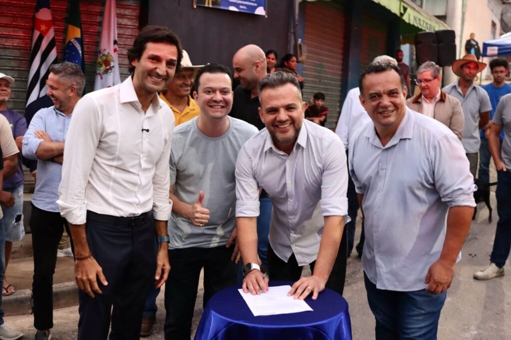 Eduardo Boigues e Marcello Barbosa, em anúncio de obras