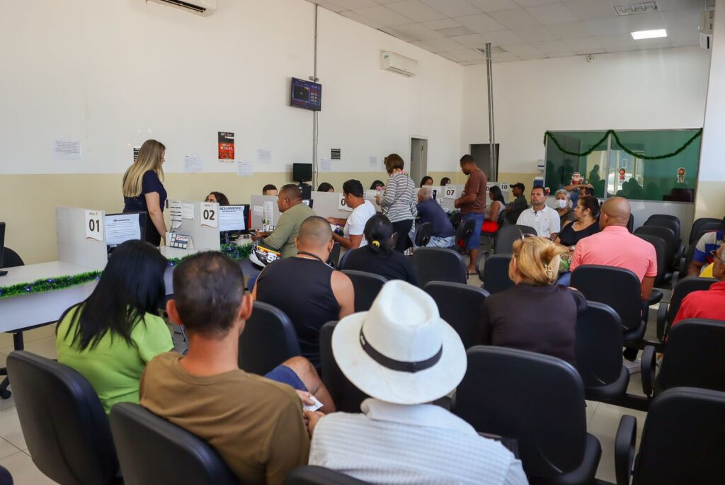 fila de atendimento