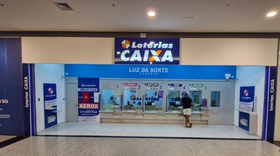 Lotérica Luz da Sorte, no Itaquá Park Shopping