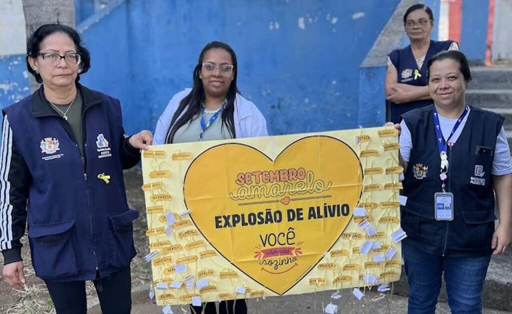 Setembro Amarelo: Itaquá promove ações de prevenção ao suicídio