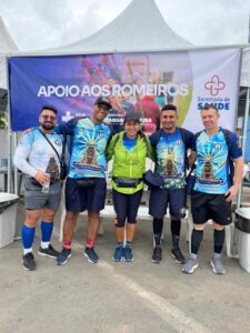 Saúde de Itaquá oferece apoio a romeiros em peregrinação rumo a Aparecida