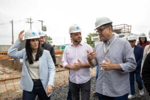 Visita da Sabesp em Itaquá