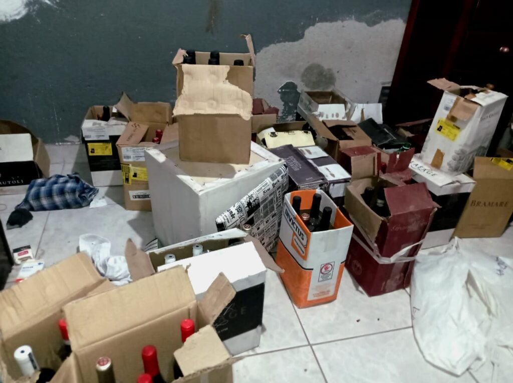 bebidas roubadas