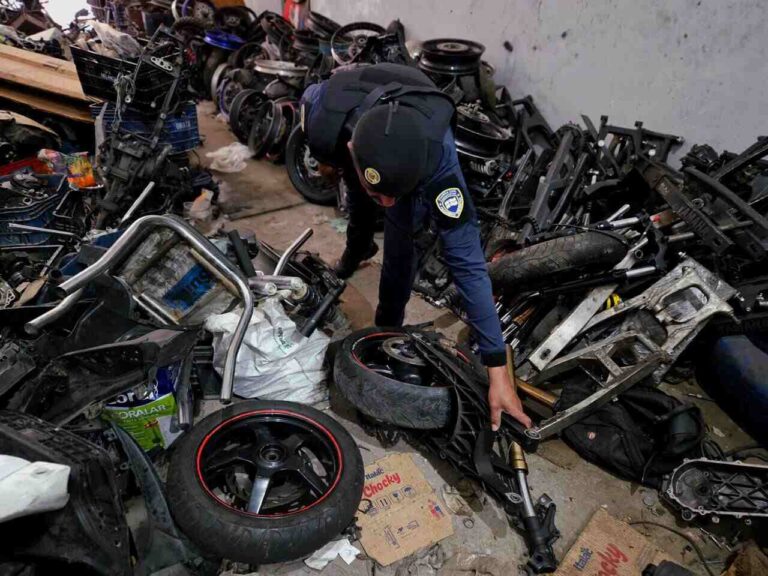 operação em galpões de motocicletas